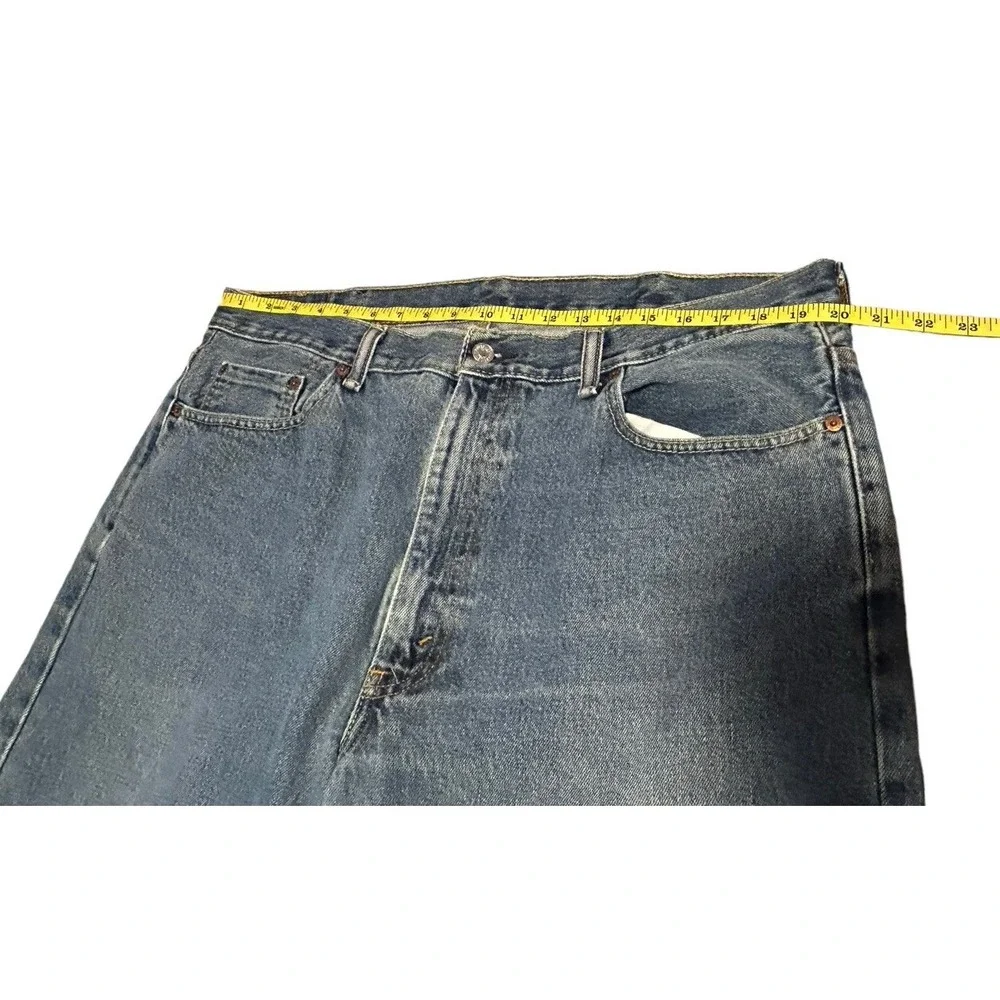 Levis Jeans Mens Size 40x30 Blue Denim Medium Wash 550 Relaxed Fit 100%‎ Cotton